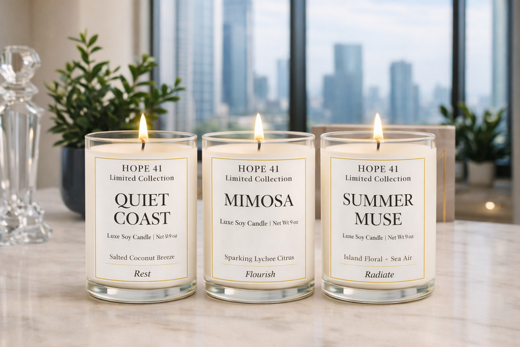 Mimosa - Limited Edition Luxury Soy Candle (9 oz)