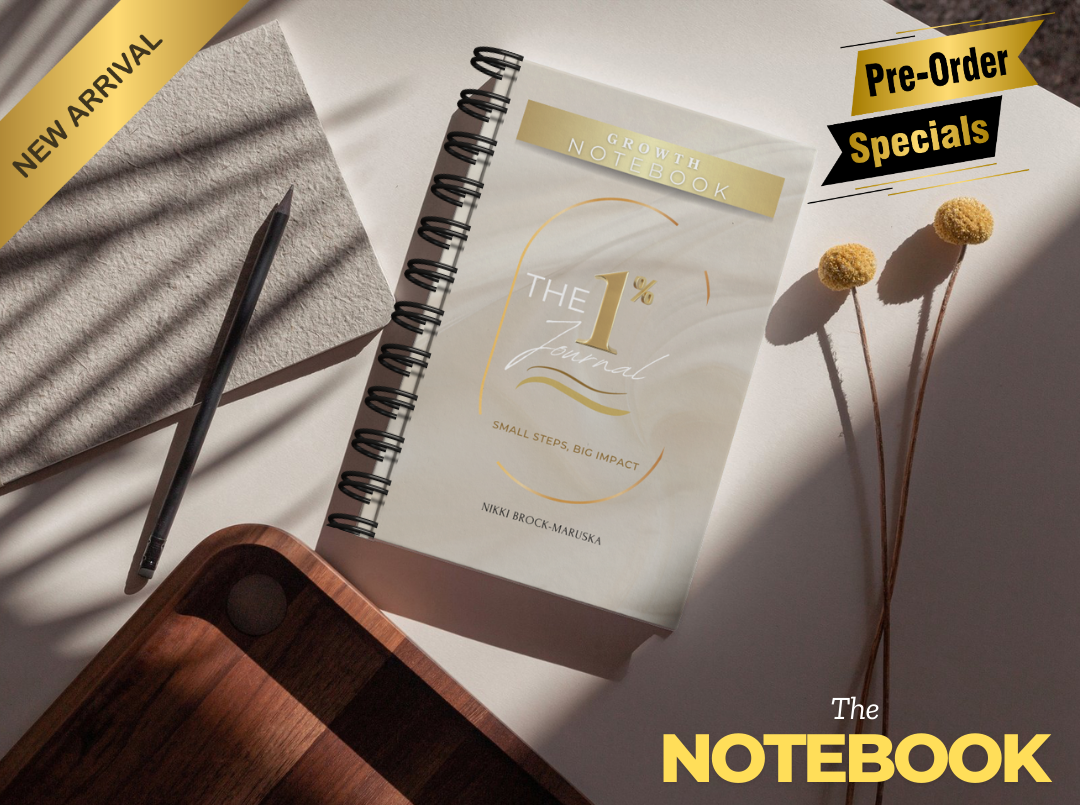 The 1% Journal (Notebook) - Small Steps, Big Impact