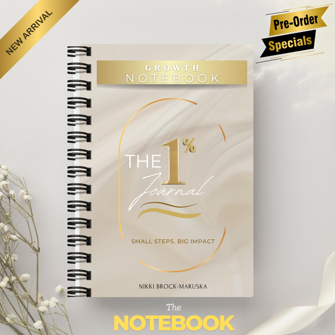 The 1% Journal (Notebook) - Small Steps, Big Impact