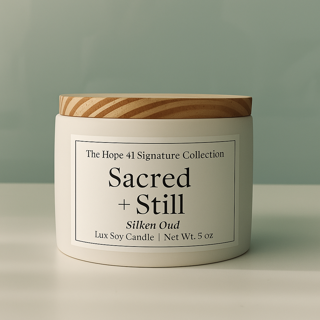 Sacred + Still - Luxury Soy Candle