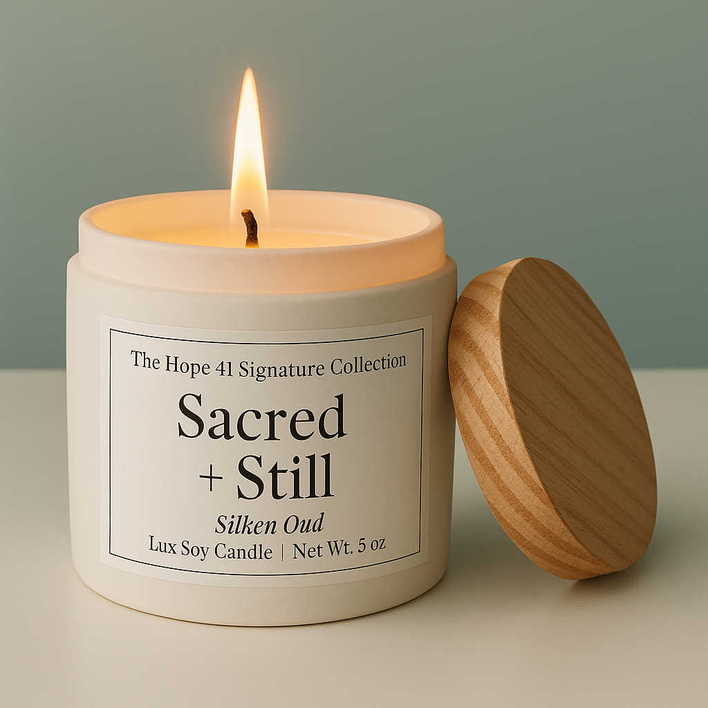 Sacred + Still - Luxury Soy Candle