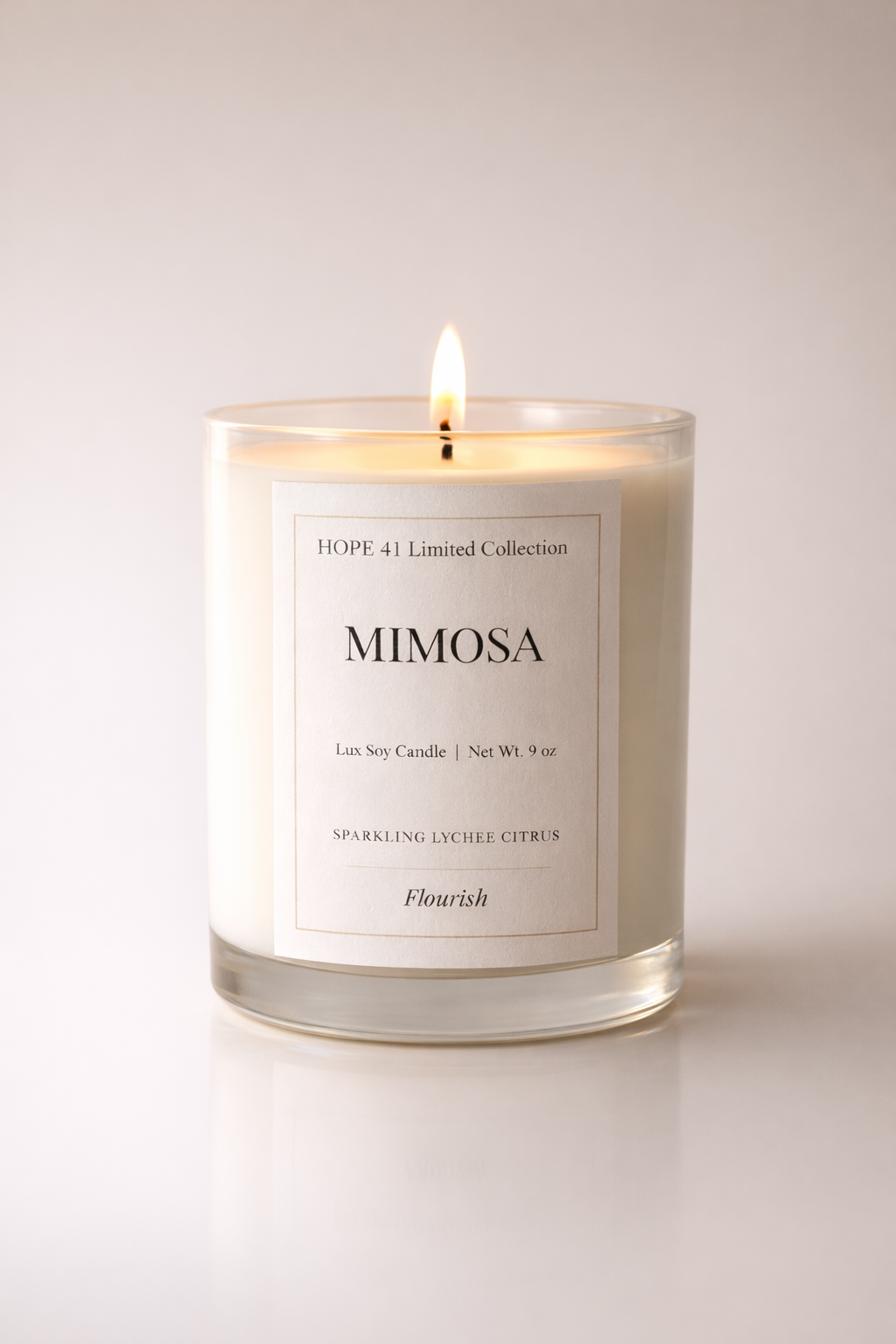 Mimosa - Limited Edition Luxury Soy Candle (9 oz)