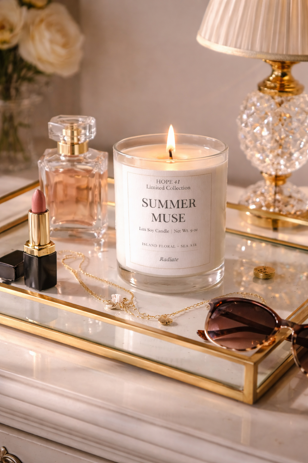 Summer Muse - Limited Edition Luxury Soy Candle (9 oz)