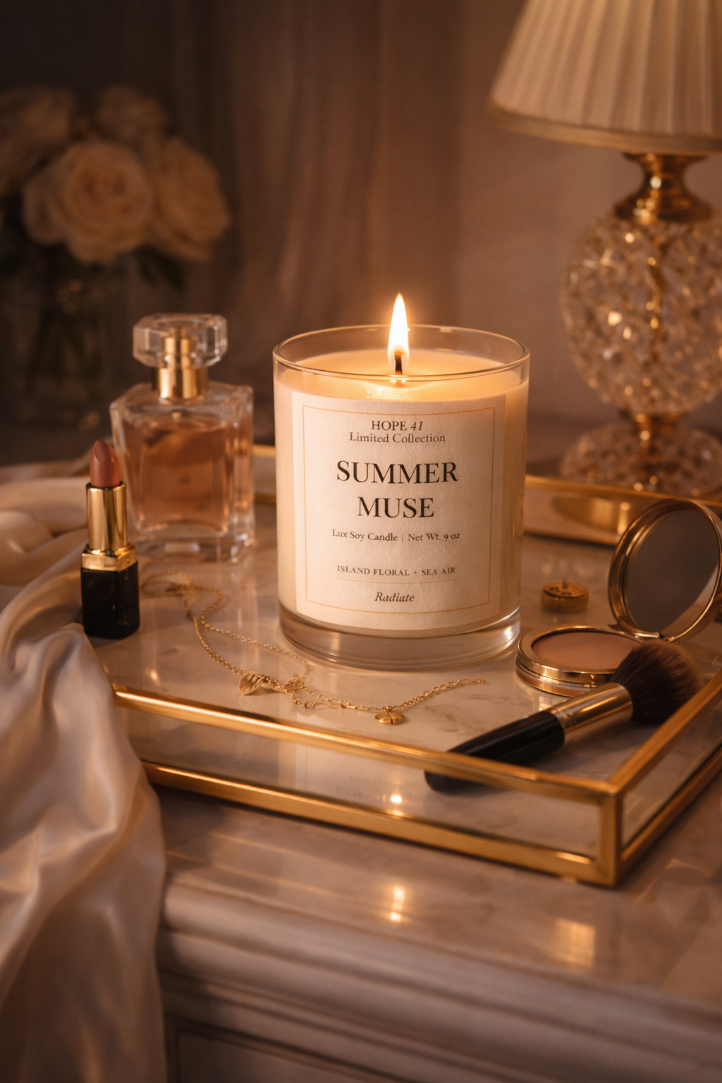 Summer Muse - Limited Edition Luxury Soy Candle (9 oz)