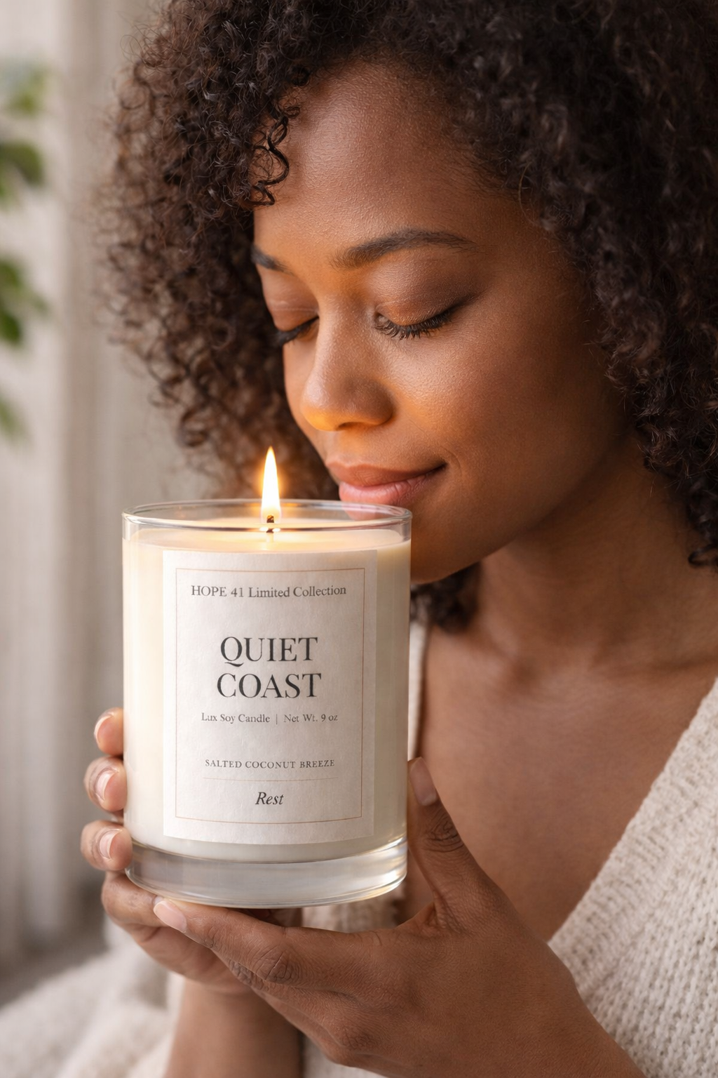 Quiet Coast - Limited Edition Luxury Soy Candle (9 oz)