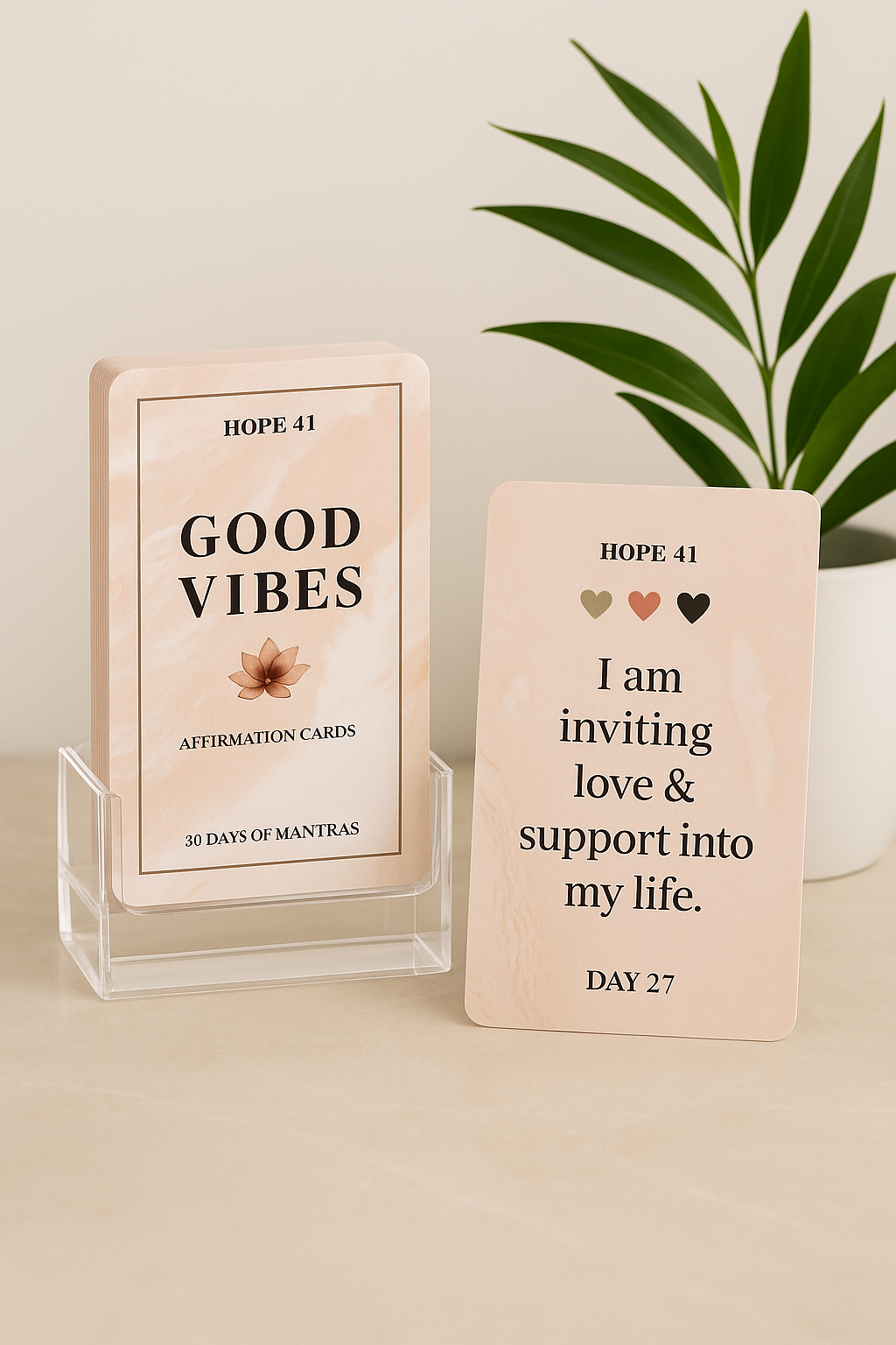 Holiday Trio (Hope 41 Signature Candle + Journal + Affirmation Cards)