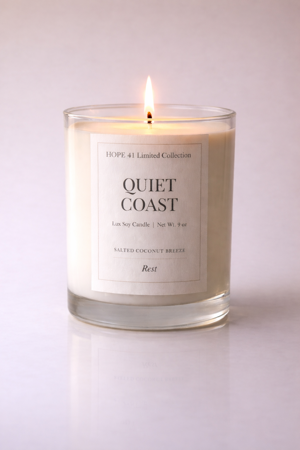 Quiet Coast - Limited Edition Luxury Soy Candle (9 oz)